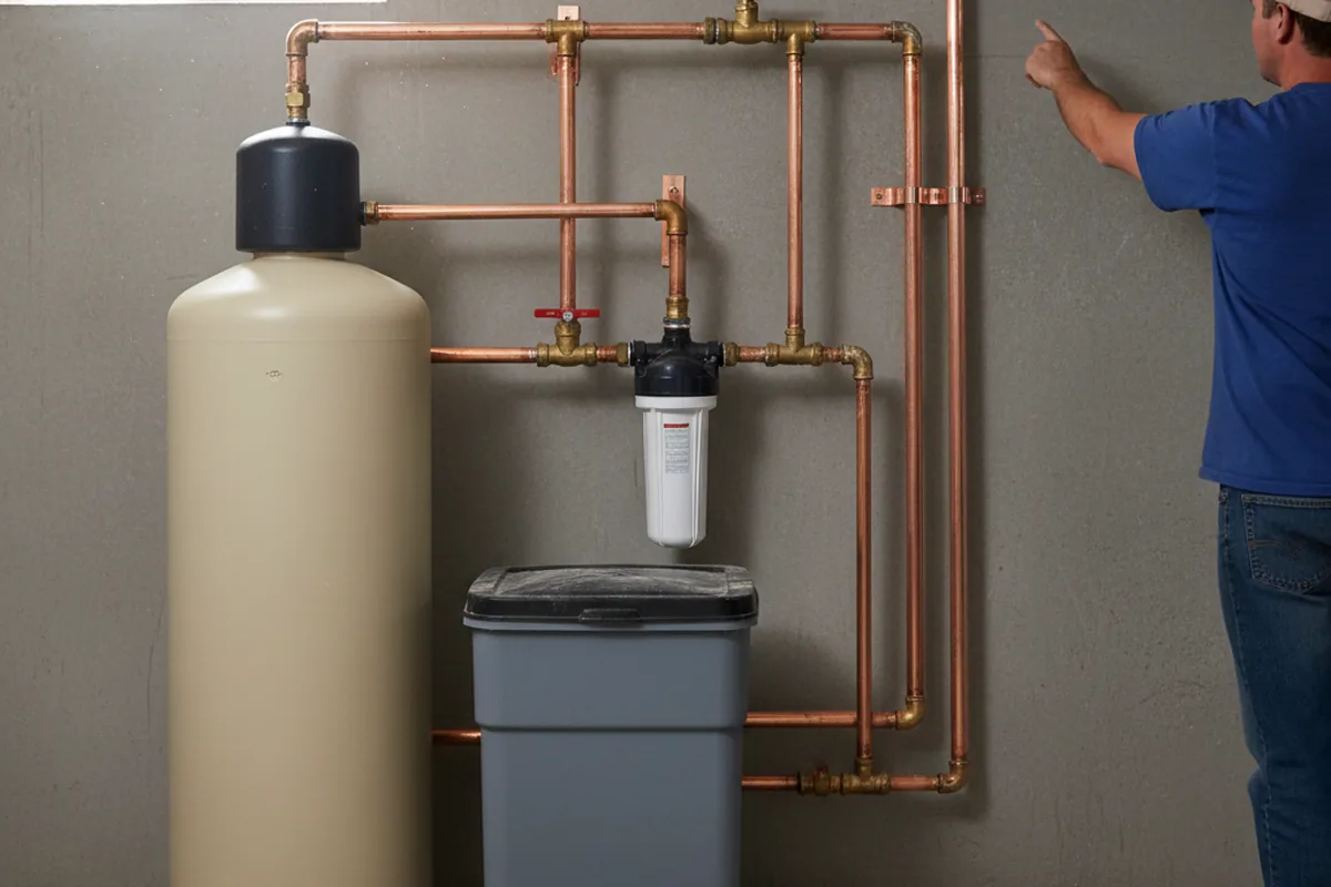 Whole-house water treatment system installed in Chinook